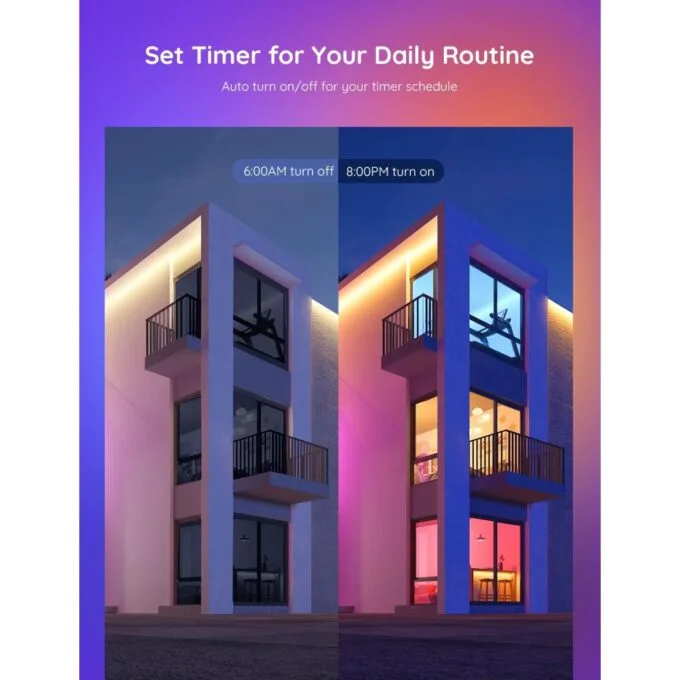 Govee Bulb Ceiling E27 Smart LED 800 Lumens RGBWW (Pack of 2) B6004C02 — image 5