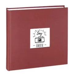 ALBUM FINE ART JUMBO 30X30/100 BORDO, WHITE CARDS