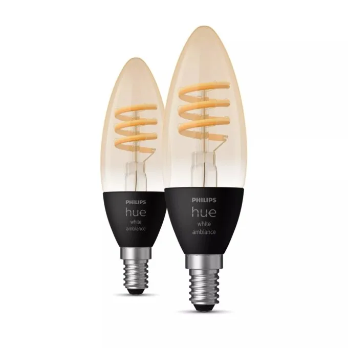 Philips Hue E14 WA 4.6W Pillar of candle 2-pack — image 2