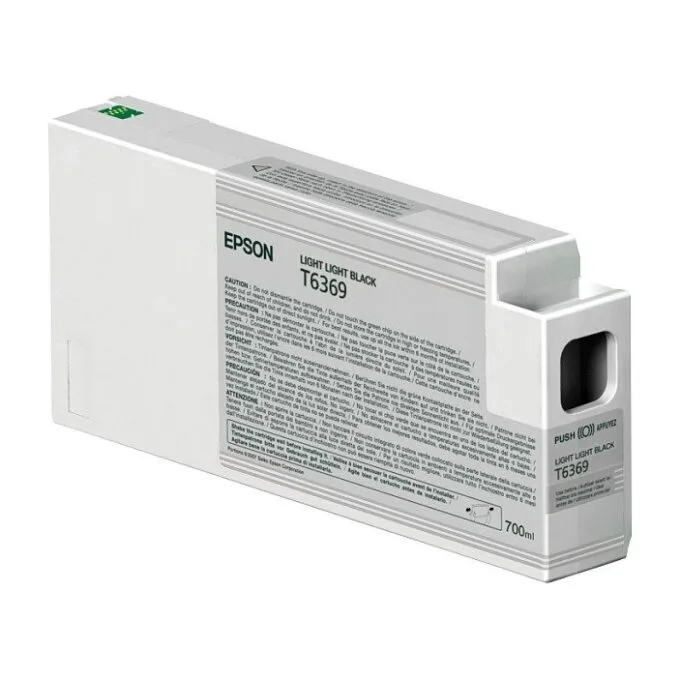 Epson Singlepack Light Light Black T636900 UltraChrome HDR 700 ml ink cartridge — image 1