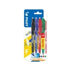 PILOT BLISTER 3+1 FRIXION BALL 0.5 BLACK/BLUE/RED/GREEN