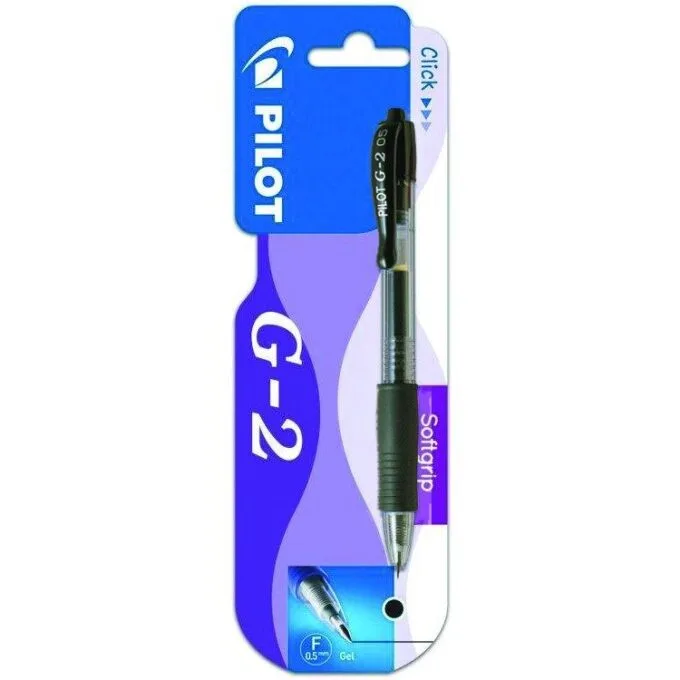 PILOT BLISTER G-2 - FINE - 0.5 BLACK — image 1
