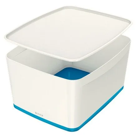 Large MyBox with white-blue lid — image 1