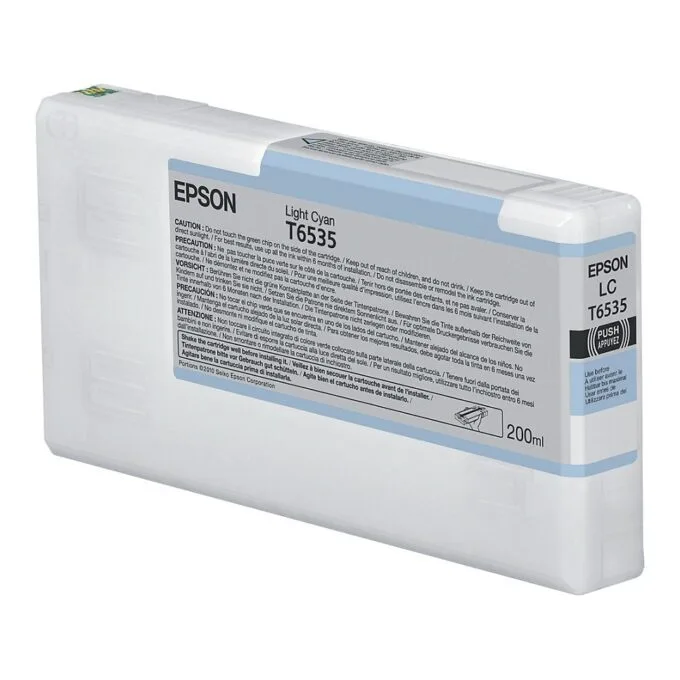 Epson T6535 Light Cyan (200ml) ink cartridge — image 3