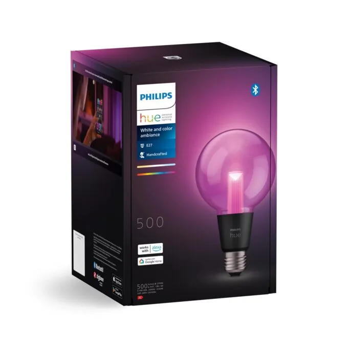 Philips Hue White and Color Ambient Smart bulb E27 G95 — image 3
