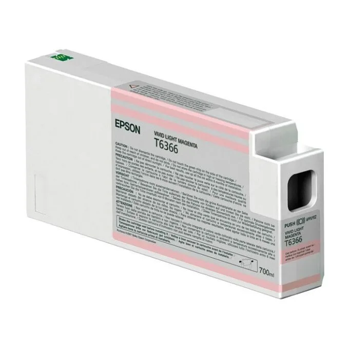 Epson Singlepack Vivid Light Magenta T636600 UltraChrome HDR 700 ml ink cartridge — image 1