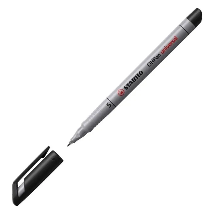 STABILO OHPEN UNIVERSAL NON-PERMANENT FIBLACK (S) — image 1