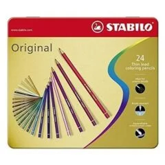 STABILO ORIGINAL METAL BOX OF 24 PCS