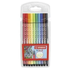STABILO PEN 68 WALLET OF 10 PCS