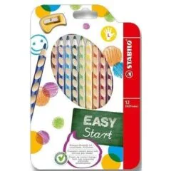 STABILO EASYCOLORS WALLET OF 12 PCS FOR LEFT-HANDERS