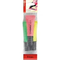 STABILO NEON 3-HIGHLIGHTER ASSORTED