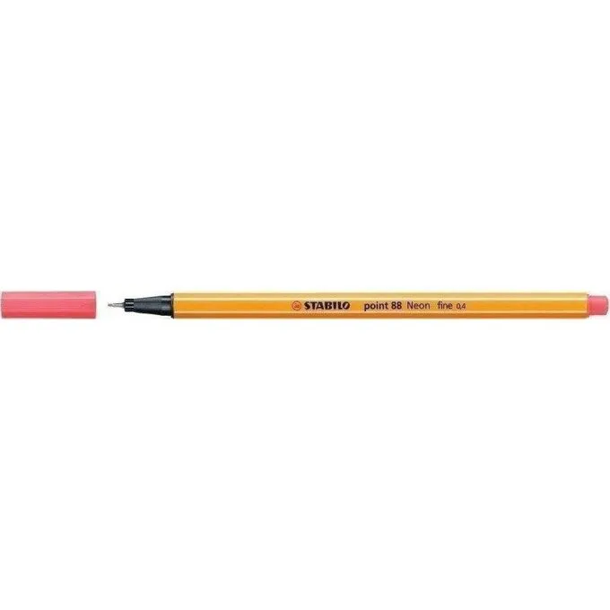 STABILO POINT 88 FLUORESCENT RED — image 1