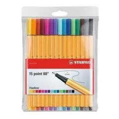 STABILO POINT 88 WALLET OF 15 PCS