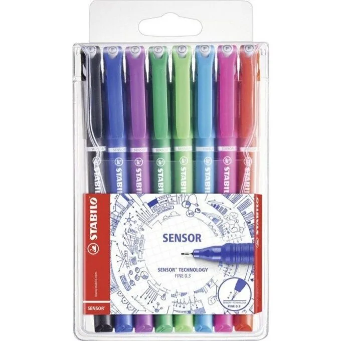 STABILO SENSOR 189 WALLET FINE OF 8 PCS — image 1