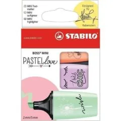 STABILO BOSS MINI PASTELLOVE 3PCS WALLET
