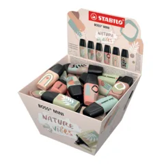 STABILO BOSS MINI NATURE VIBES DISPLAY OF 50 PCS