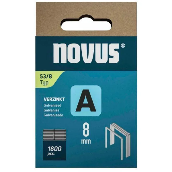 NOVUS STAPLES 53/8 1800 PCS BOX — image 1