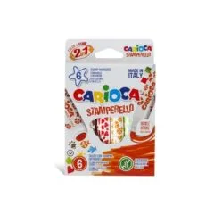 CARIOCA STAMP MARKERS 6 PCS