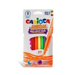 CARIOCA NEON FLUORECENT COLORS WALLET OF 8 PCS