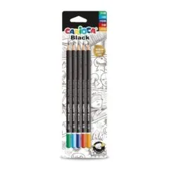 CARIOCA BLACK LEAD BLISTER 5 PCS ASSORTED