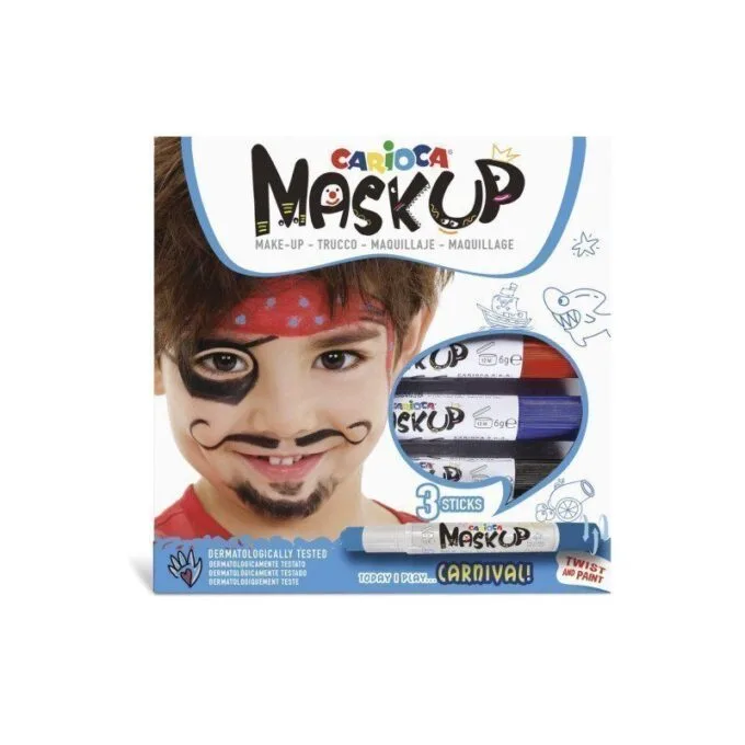 CARIOCA MASK UP CARNIVAL FACE PAINT BOX OF 3 PCS — image 1