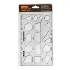 COX GEOMETRY SHAPES TEMPLATE STENCIL