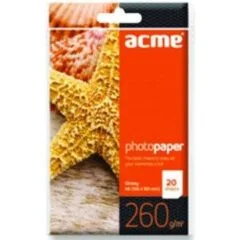 ACME A6 PHOTO PAPER 260GSM 20 SHEETS
