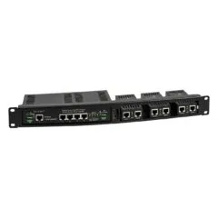 Z ALLNET 1HE Universal Built-in Floor for Small Devices / 1x Keystone Recording Color Black