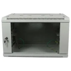 ALLNET Netzwerkschrank 19" 9HE 1-teilig T450mm Lichtgrau zerlegt(Flat Pack) SMA-Serie