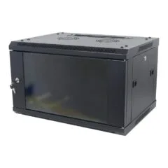 ALLNET network cabinet 19" 9HE 1-part T450mm Black disassembled (flat pack) SMA series