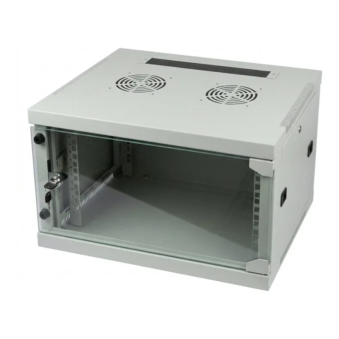 ALLNET network cabinet 19" 6HE 1-part T594/B541mm light gray SMQ series — image 1