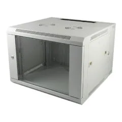 ALLNET Netzwerkschrank 19" 12HE 1-teilig T594/B541mm Lichtgrau SMQ-Serie