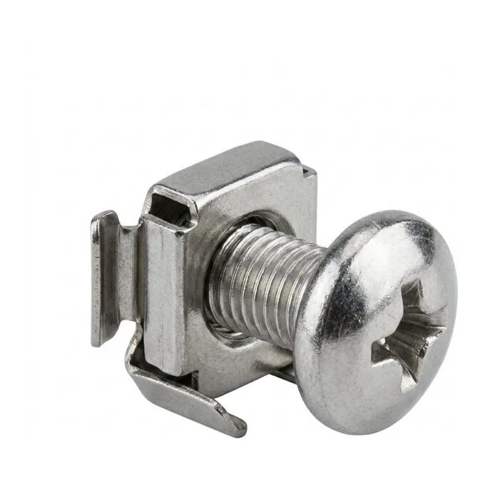 ALLNET Cage nuts100 pack M6 with metal rosette — image 1