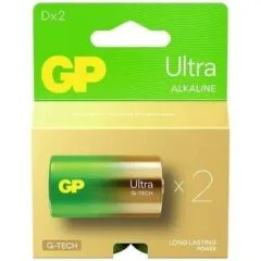 GP D BATTERIES 2 PCS BLISTER (LR20)