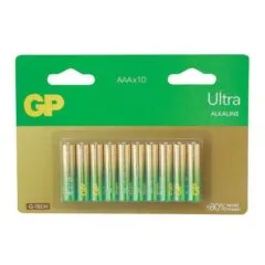 GP AAA ULTRA ALKALINE BATTERIES 10 PCS BLISTER