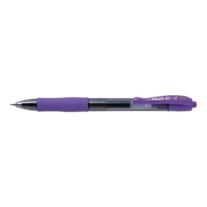 PILOT G-2 - GEL INK ROLLER - VIOLET - FINE TIP (0.5MM) — image 1