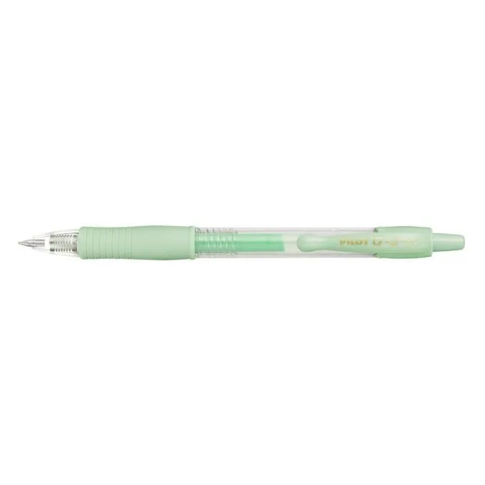 PILOT G-2 - GEL INK ROLLER - PASTEL GREEN - MEDIUM TIP (0.7MM) — image 1