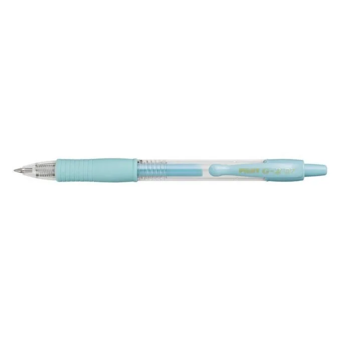 PILOT G-2 - GEL INK ROLLER - PASTEL BLUE - MEDIUM TIP (0.7MM) — image 1