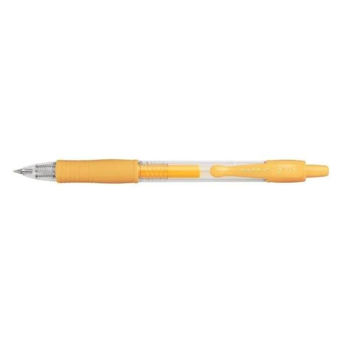 PILOT G-2 - GEL INK ROLLER - NEON APRICOT ORANGE - MEDIUM TIP (0.7MM) — image 1