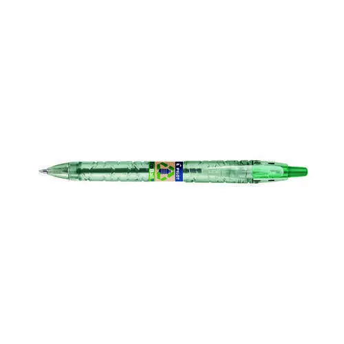 PILOT B2P ECOBALL BALL POINT PEN GRIP MEDIUM GREEN — image 1
