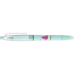 PILOT FRIXION BALL FANCY POOL PARTY 26 WATERMELON SOFT GREEN BODY - GEL INK ROLLER - BLACK INK - MEDIUM TIP (0.7MM)