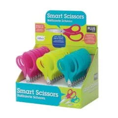 PLUS SOFT GRIP SCISSORS 145MM 24 PCS BOX 34567