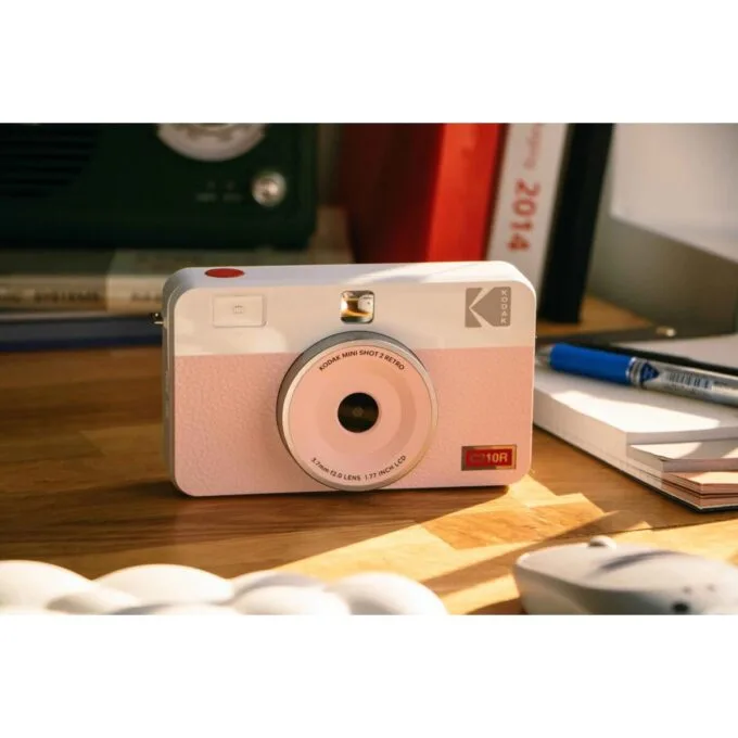 Kodak Mini Shot 2 Retro Pink -Instant Camera & Photo Printer (5.3 x 8.6 cm), iOS & Android BT + 8 Sh — image 3
