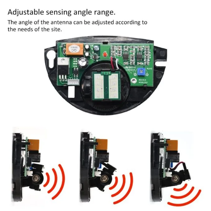 Zudsec Access Control Microwave Sensor Metal Suitable For Automatic Door,Electric Sliding Door,Automatic Swing-Push Arm — image 5