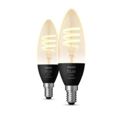 Philips Hue E14 WA 4.6W Pillar of candle 2-pack