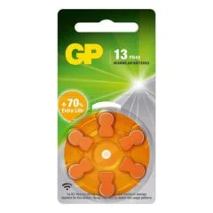GP 1.4V HEARING AID ZINC AIR BATTERY 6 PCS BLISTER (PR48)