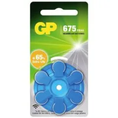 GP 1.4V HEARING AID ZINC AIR BATTERY 6PCS/BLR (PR44)