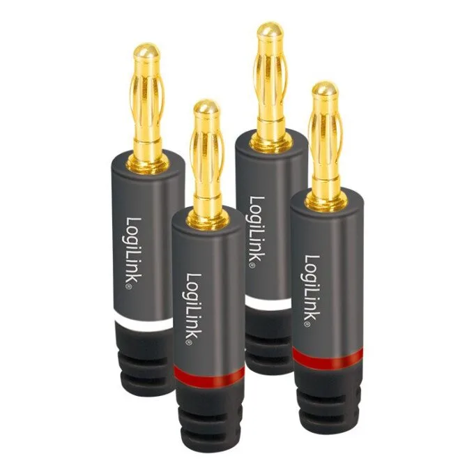 LogiLink audio, wtyk bananowy zestaw — image 1