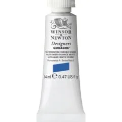 W&N DESIGNERS GOUACHE 14ML TBE ULTRAMARINE (GREEN SHADE)