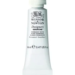 W&N DESIGNERS GOUACHE 14ML TBE PERMANENT WHITE